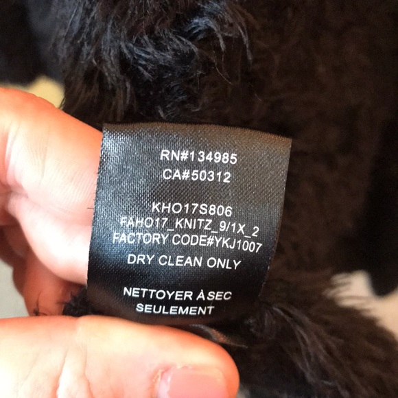 For Love and Lemons Knitz Black Eyelash Fuzzy Cardigan Size Small - Picture 5 of 7